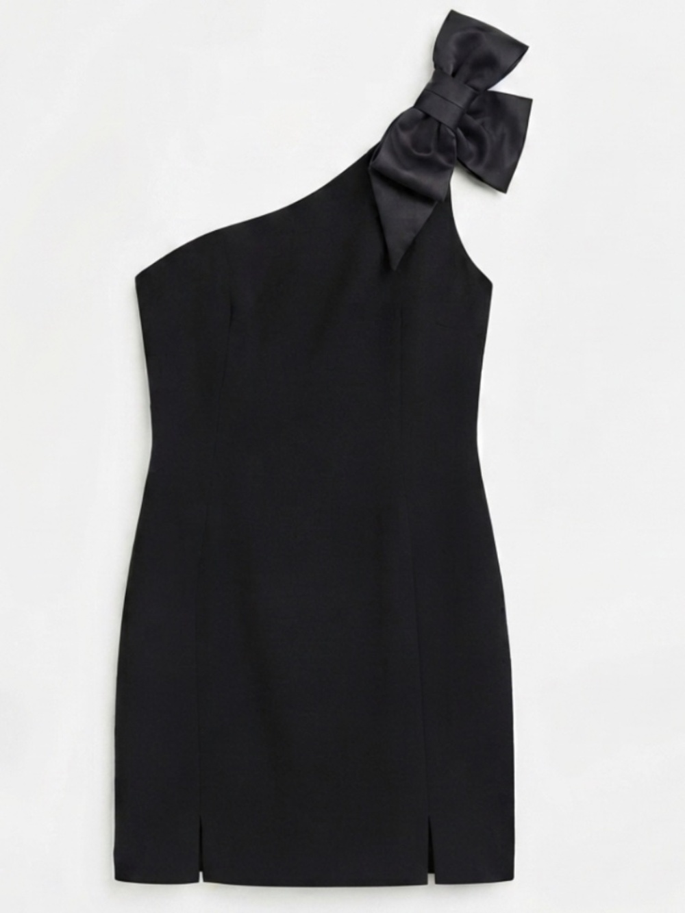Vintage 90s A.J. Bari LBD Black Dress Pearl Back Design - Breakfast at Tiffanys